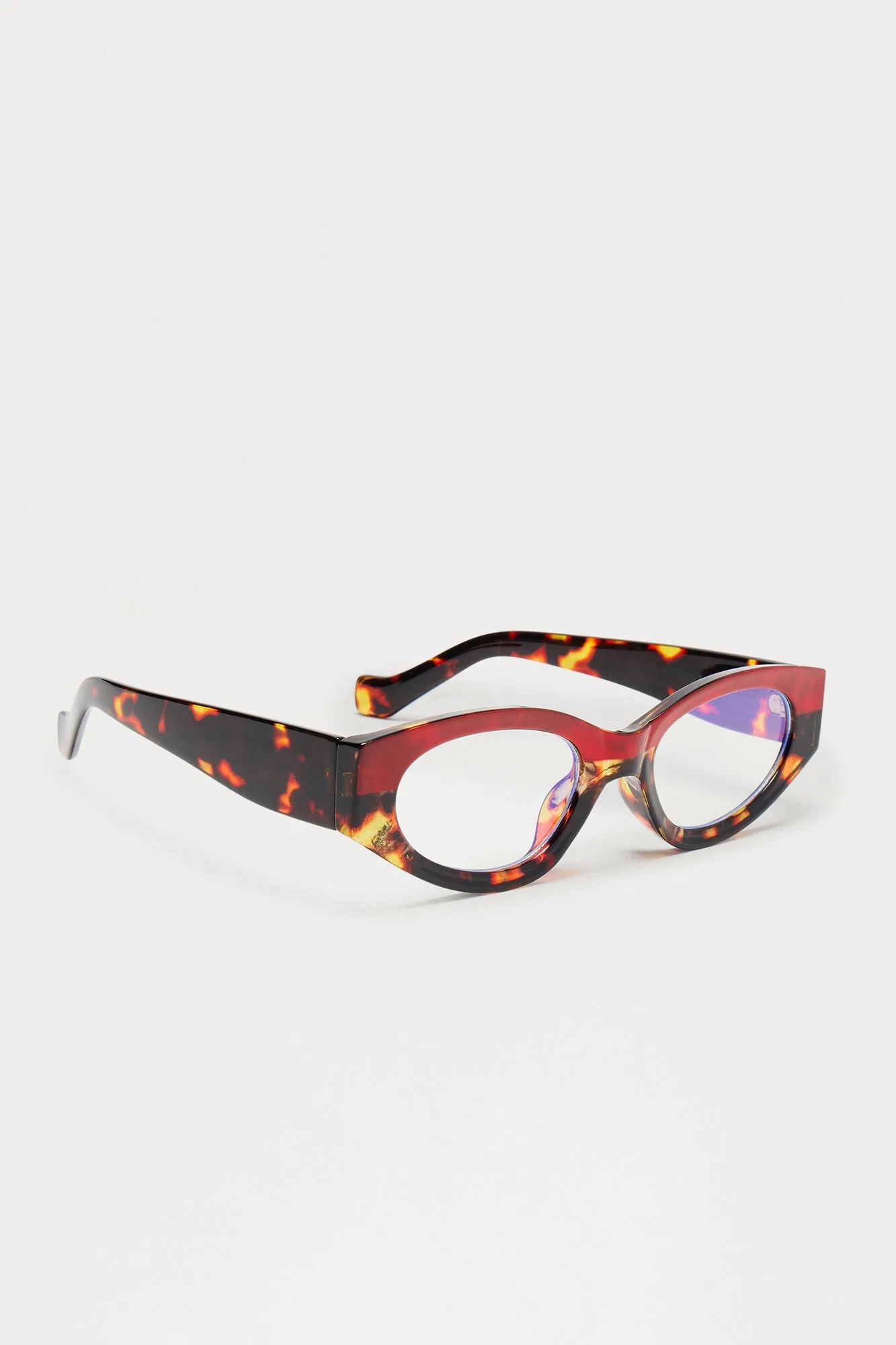 Beauty In The Fire Blue Light Glasses  - Tortoise