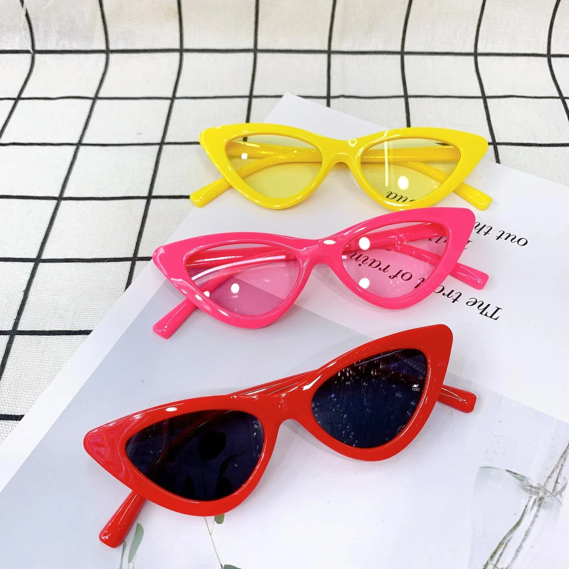Kids Pointed Cat Eye Sunglasses