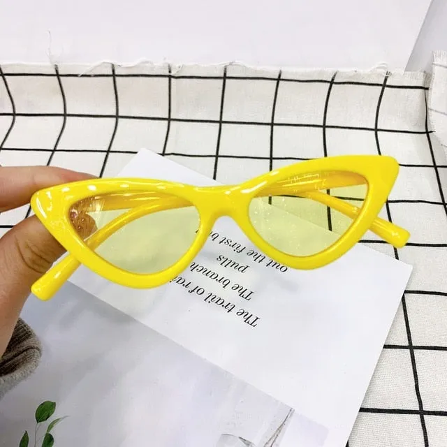 Kids Pointed Cat Eye Sunglasses