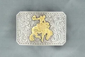 Rectangle Triangle Edge Bucking Horse Buckle
